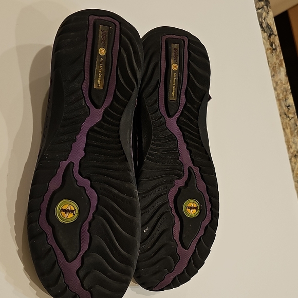 Jambu Black and Purple Mary Jane Flats Size 8M Women's - Picture 8 of 9